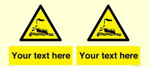 Custom Warning wind over tide conditions